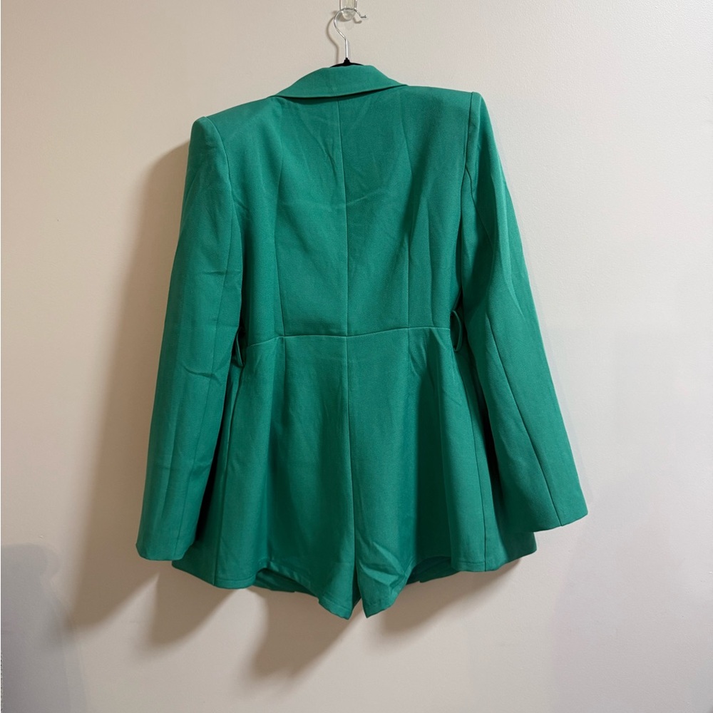 Blithe Green Romper Blazer - image 6